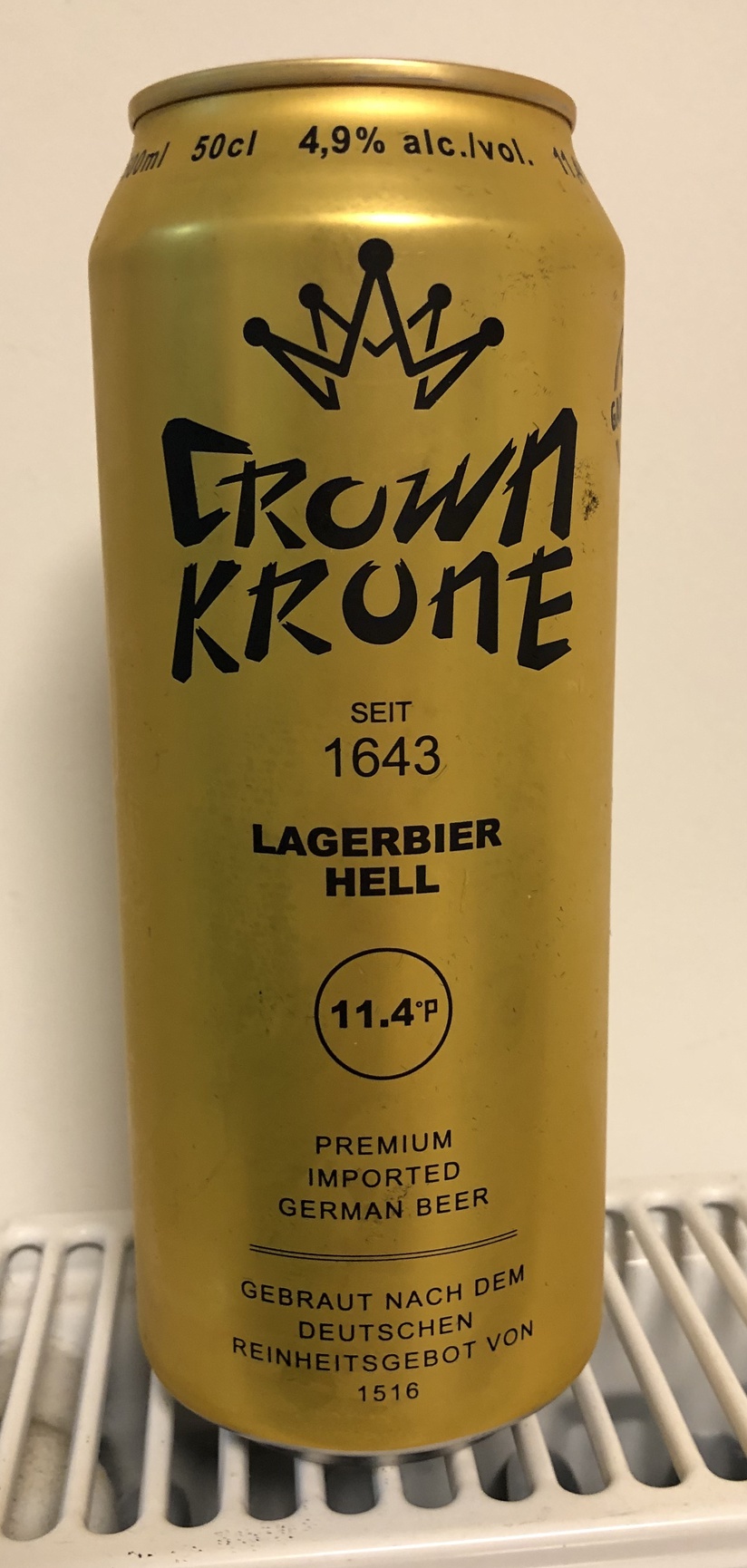 Crown Krone - Lagerbier Hell