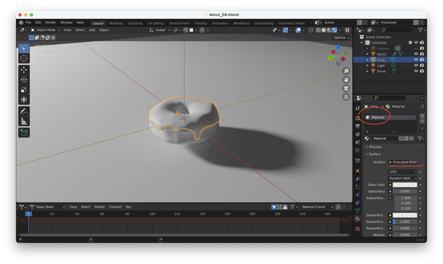 Changing Material Properties