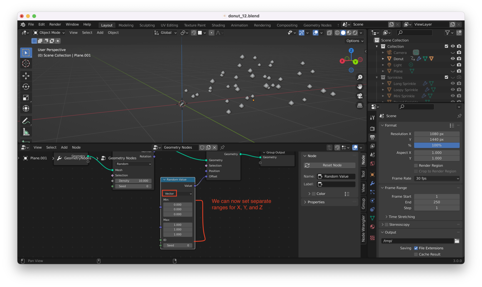 Random Position Vector