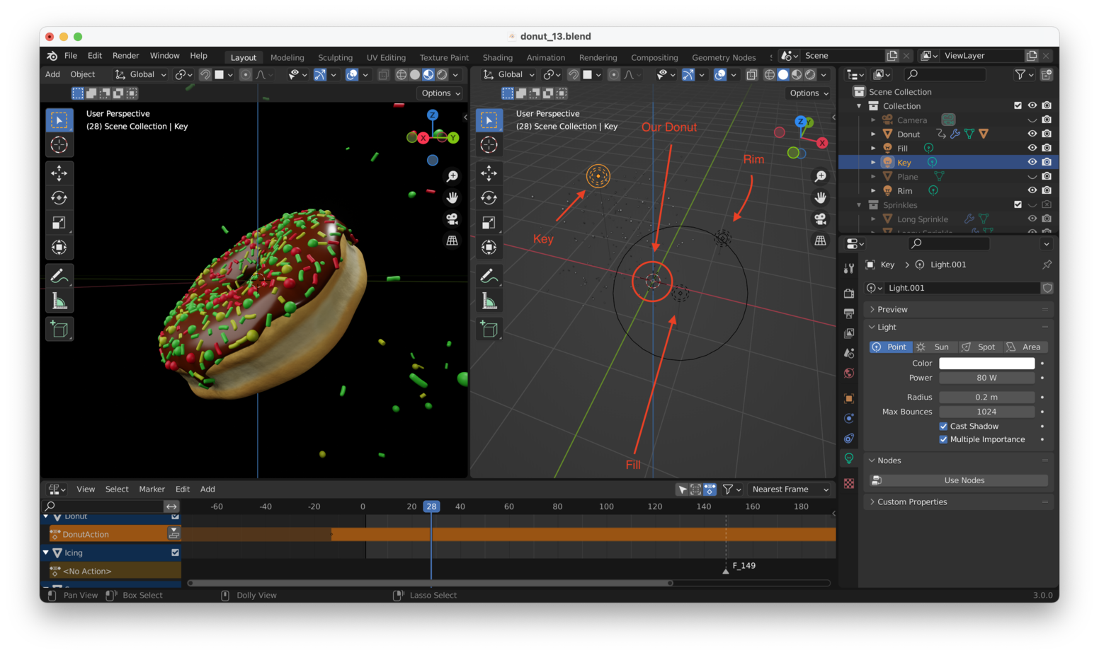 Three Point Lighting