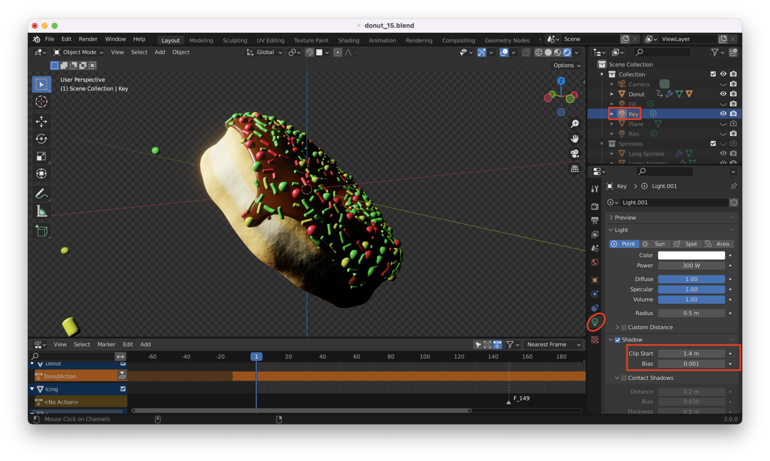 Lamp Shadow Settings