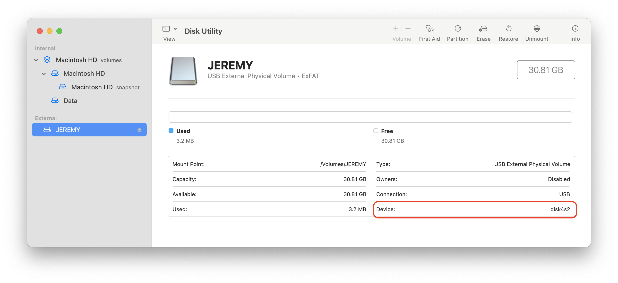 Disk Utility