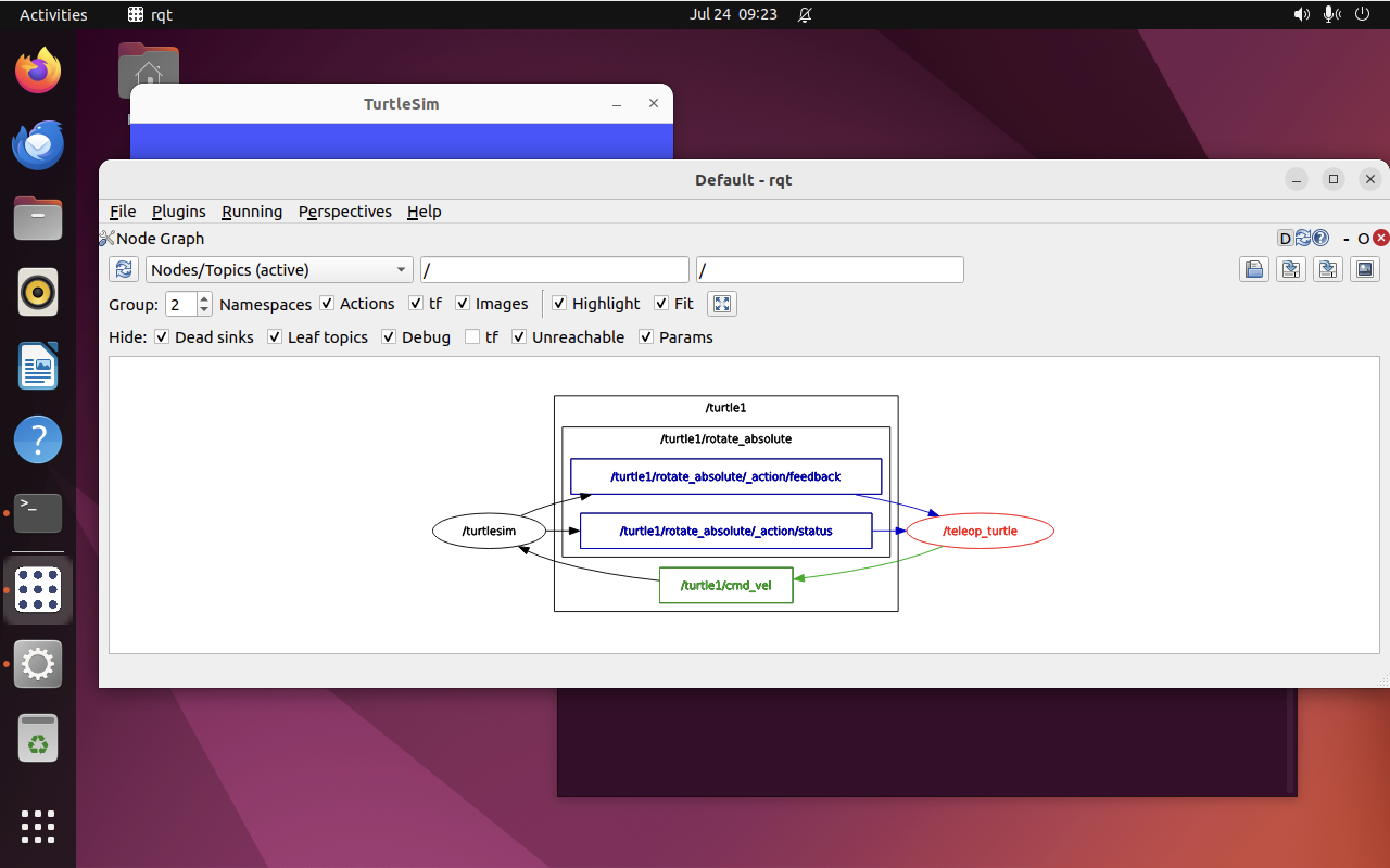 rqt_graph ROS graph viewer