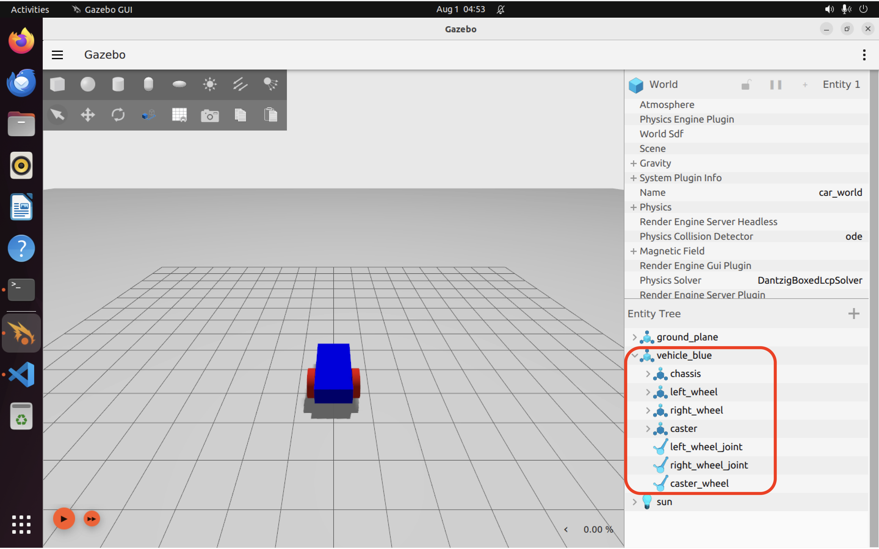 Completed simple robot