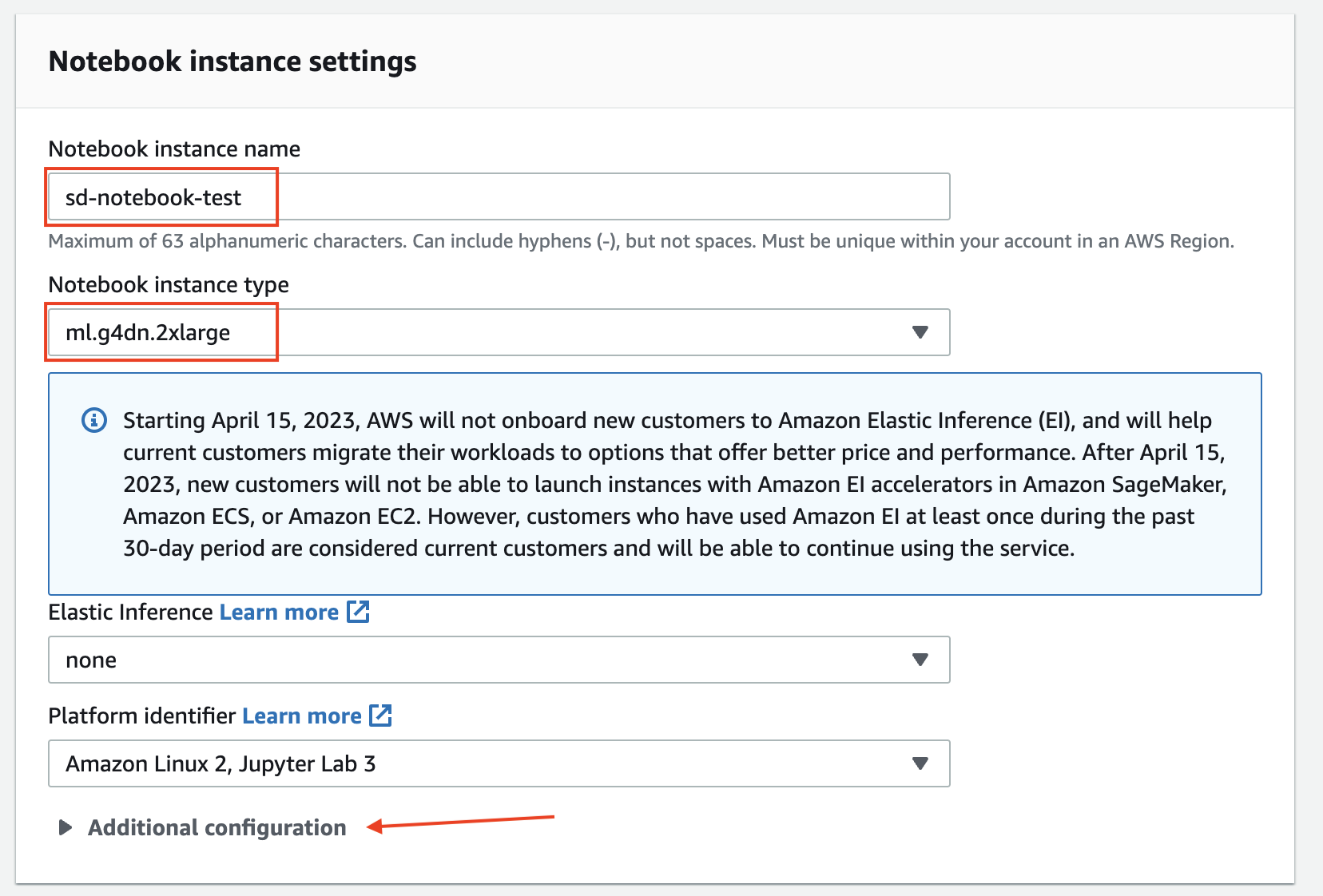 Create new instance 2
